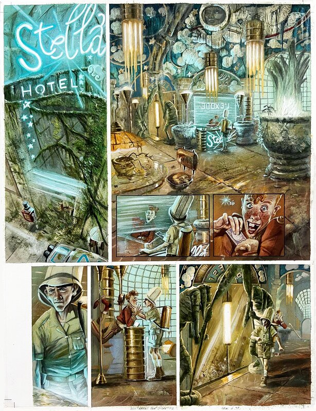 Emmanuel Civiello, Valérie Mangin, Rayons pour Sidar (tome 2 - planches 39) - Comic Strip