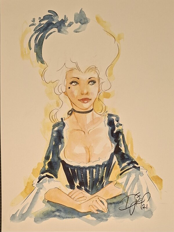 Djief, Madame de Merteuil - Les liaisons dangeureuses - Original Illustration