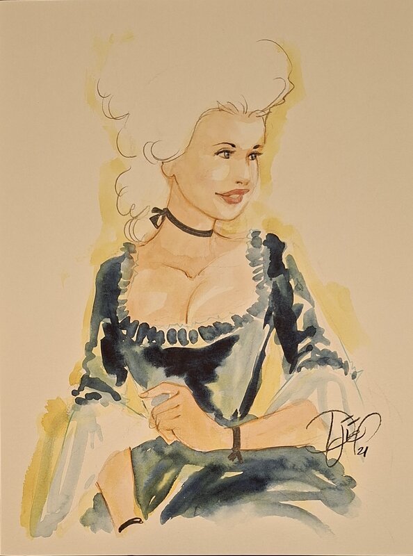 Djief, Madame de Merteuil - Les liaisons dangeureuses - Original Illustration