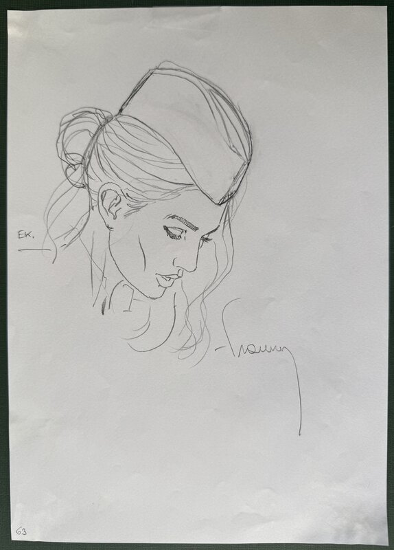 For sale - Portrait de Femme 1 by Philippe Francq - Original art