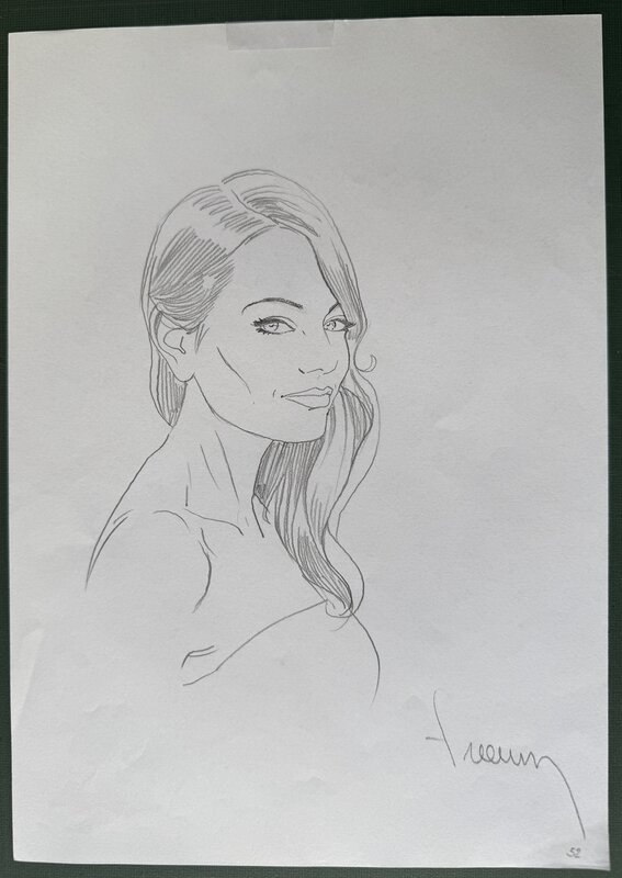 En vente - Portrait de femme 5 par Philippe Francq - Œuvre originale