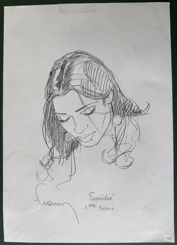 For sale - Portrait de Femme 7 by Philippe Francq - Original art