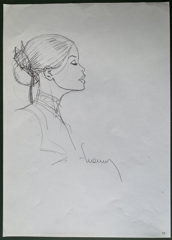 For sale - Portrait de Femme 8 by Philippe Francq - Original art
