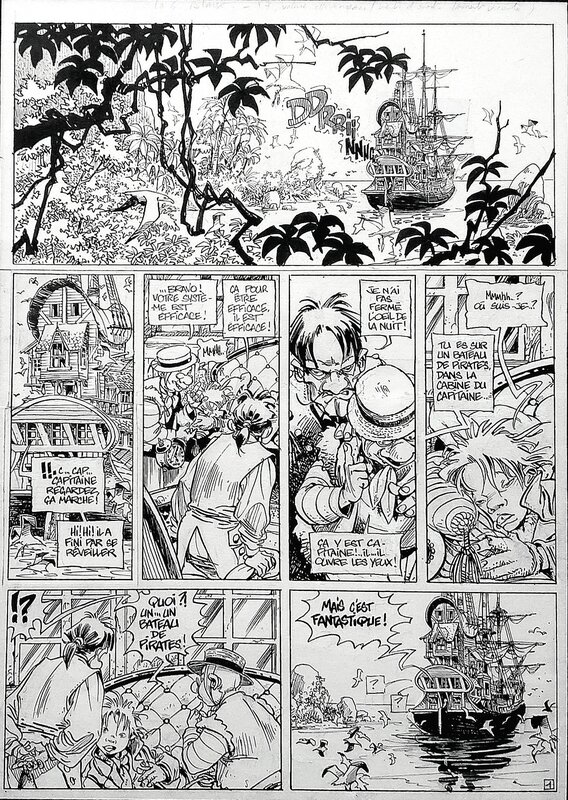 Régis Loisel, Opikanoba planche #1 - Comic Strip