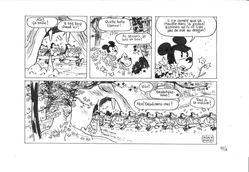 For sale - Thierry Martin - Mickey p.49a - Comic Strip