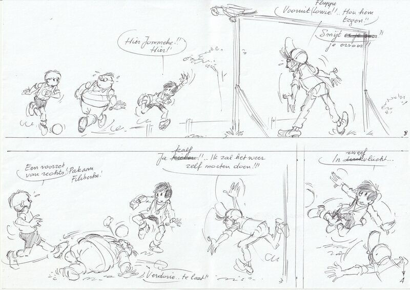Edwin Wouters, Jommeke: onuitgegeven verhaal - Planche originale