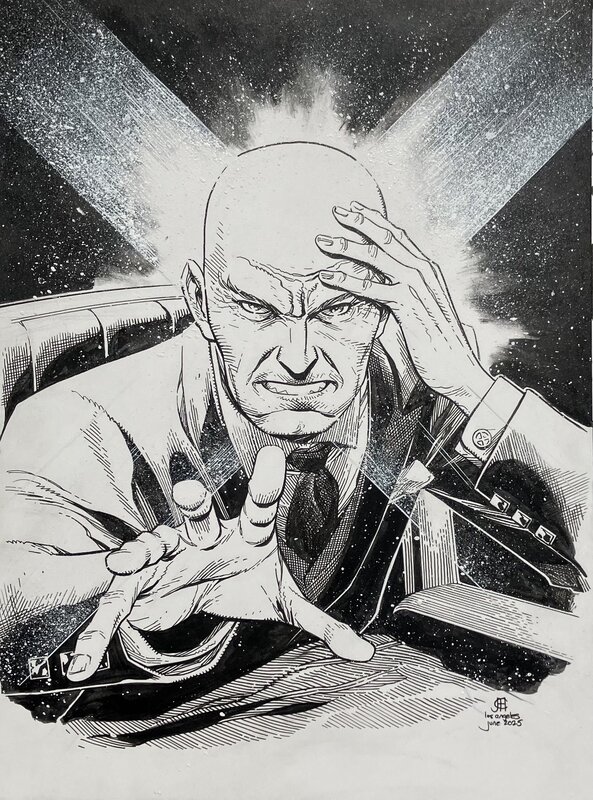 Professor X par Jim Cheung - Illustration originale