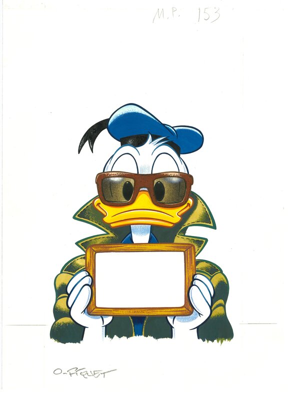 Donald Duck by Olivier Fiquet - Original Cover