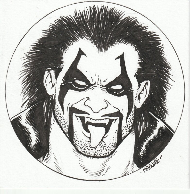 Lobo par Kevin Maguire - Illustration originale