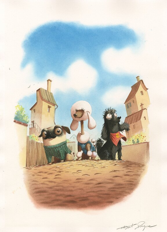 En vente - Renard - T4 - p 12 par Thibault Prugne - Illustration originale
