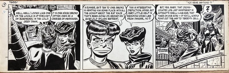George Wunder, Terry and the Pirates 23/6/1948 - Comic Strip
