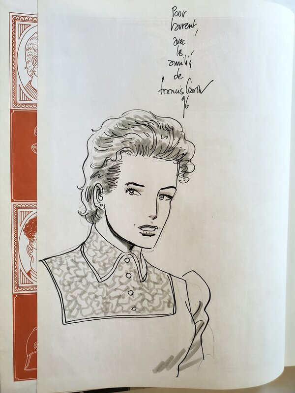 Francis Carin, VICTOR SACKVILLE    T10 LA CIGOGNE NOIRE - Sketch