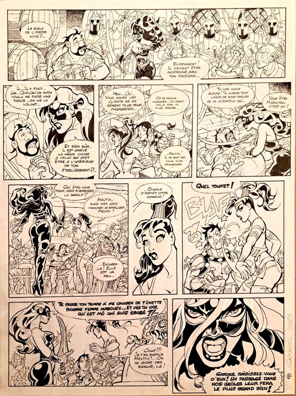 Marlysa par Jean-Pierre Danard, Jean-Charles Gaudin - Planche originale