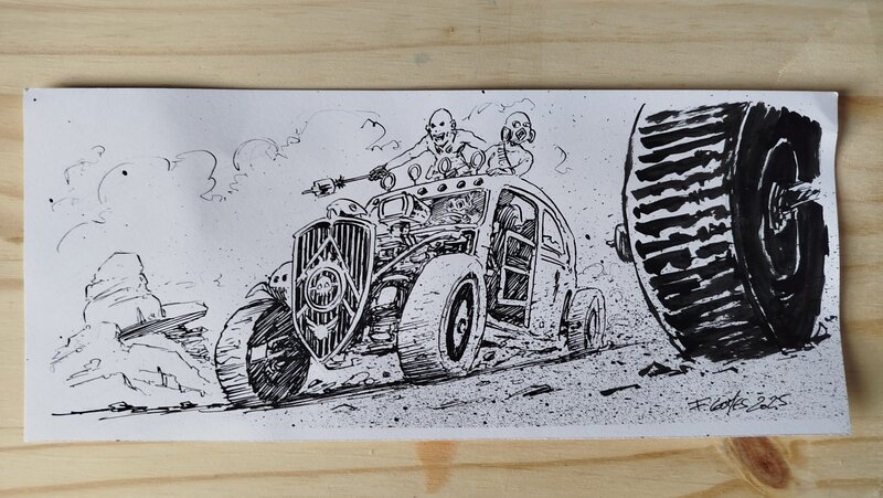En vente - War Boys par François Gomès - Illustration originale