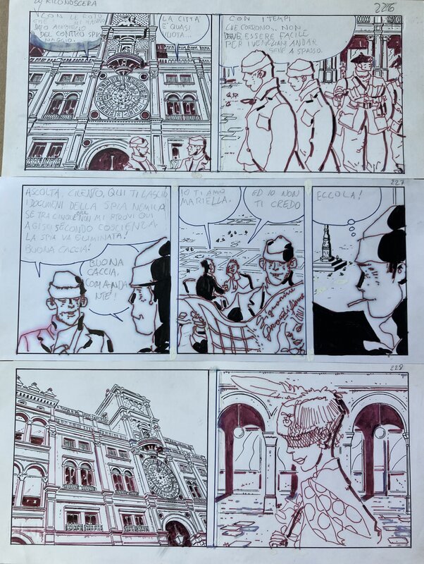 Hugo Pratt, Morgan piazza San Marco - Comic Strip
