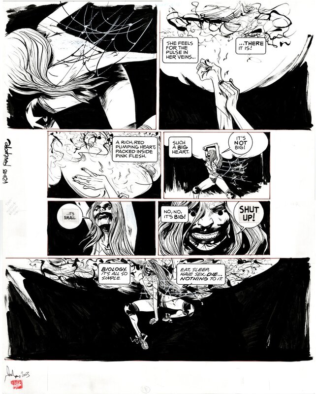 100% page by Paul Pope - Comic Strip