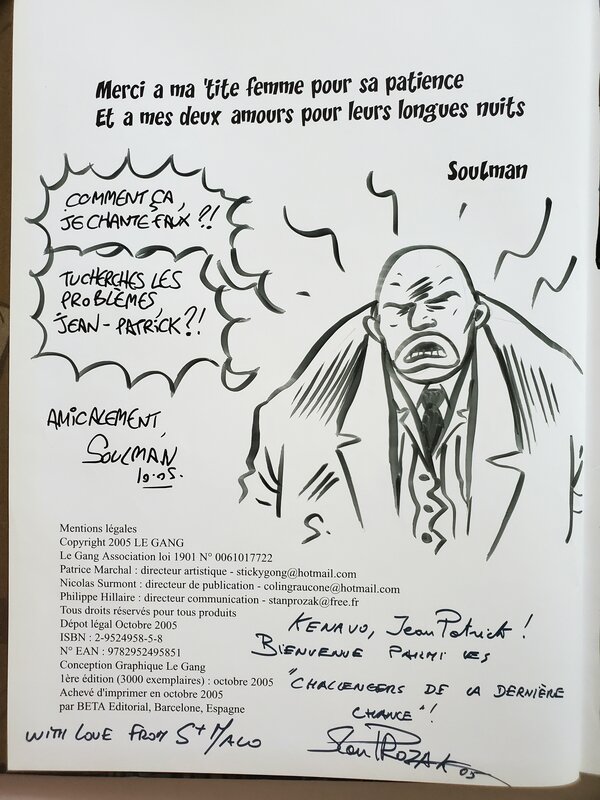Soulman, Stan Prozak, LES CHALLENGERS DE LA DERNIERE CHANCE   T1 MINT JULEPS POUR TOUS - Sketch