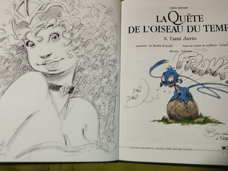 L ami javin by Lidwine, Régis Loisel, Serge Le Tendre - Sketch