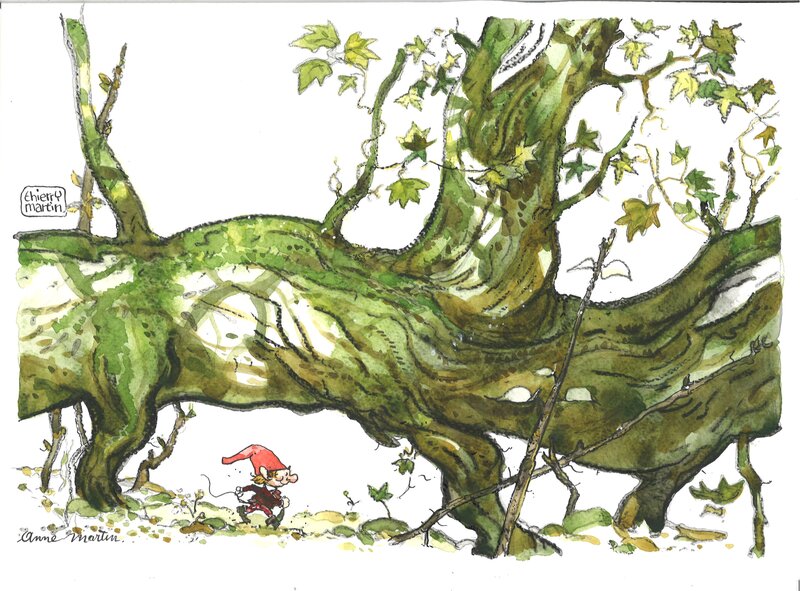 For sale - Thierry Martin, Anne Martin, Anne Martin et Thierry Martin - Lutin - Original Illustration