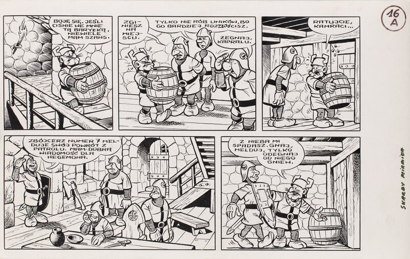 Janusz Christa, Kajko i Kokosz Skarby Mirmiła, p 16A - Comic Strip