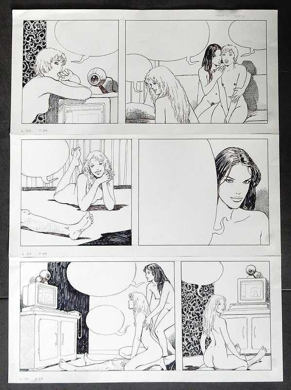 For sale - Le Piège by Milo Manara - Comic Strip