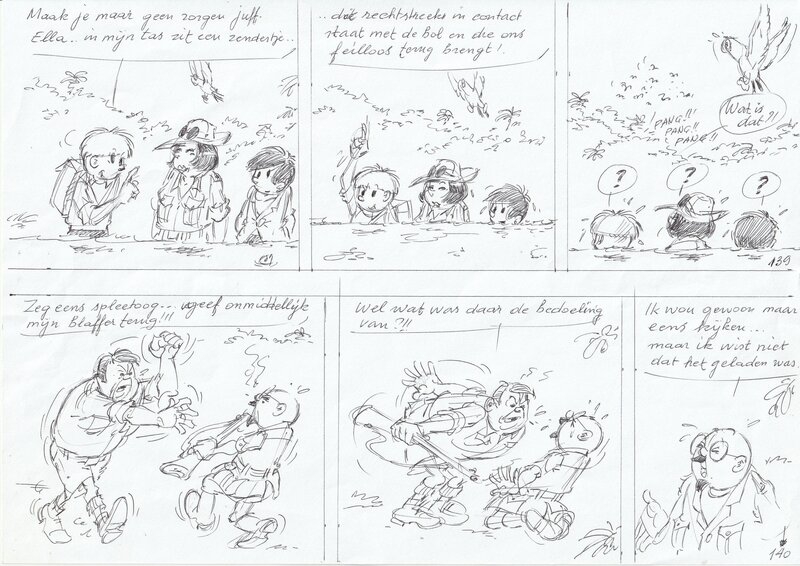 Edwin Wouters, Jommeke 306: Rubberman - Comic Strip