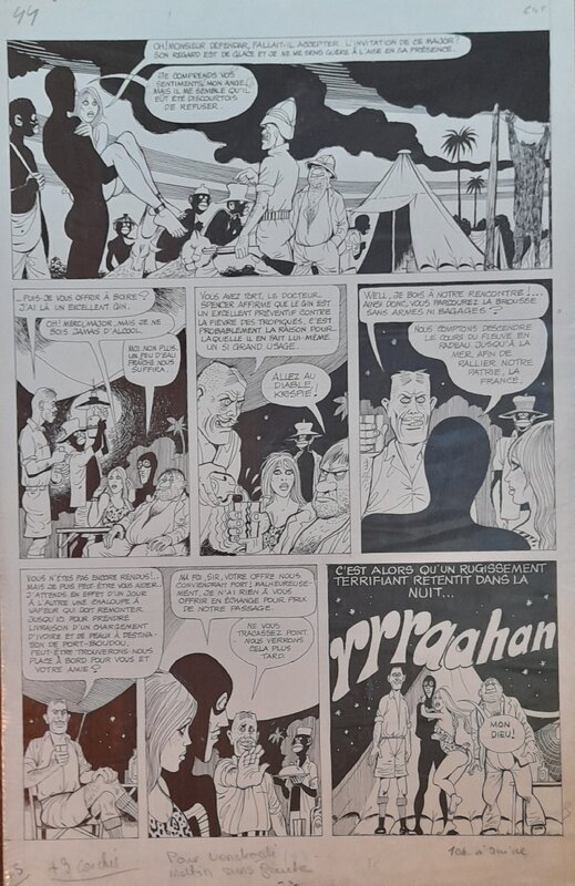 Blanche Epiphanie par Georges Pichard - Planche originale