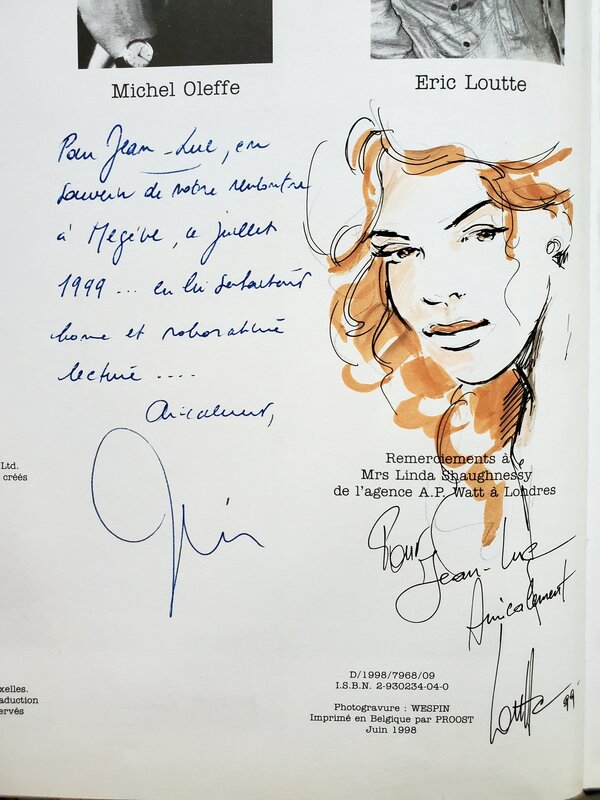 Eric Loutte, Michel Oleffe, BIGGLES   T11 L'EPEE DE WOTAN - Sketch