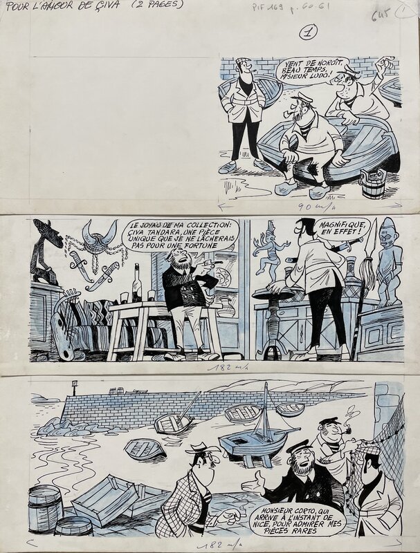 En vente - Les énigmes de Ludo par Marc Moallic - Planche originale