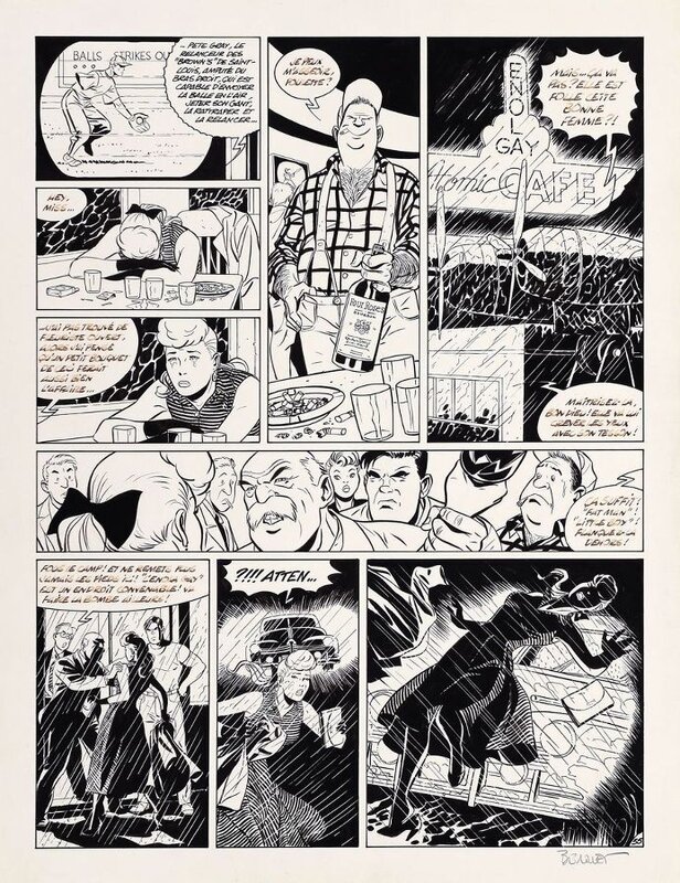 Pin Up T3 page by Phillipe Berthet - Comic Strip