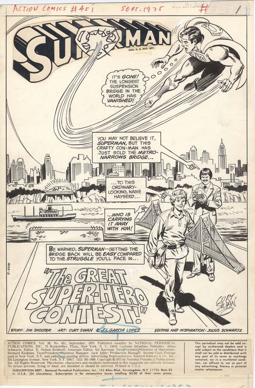 Action Comics by Curt Swan, José Luís García Lopez - Comic Strip