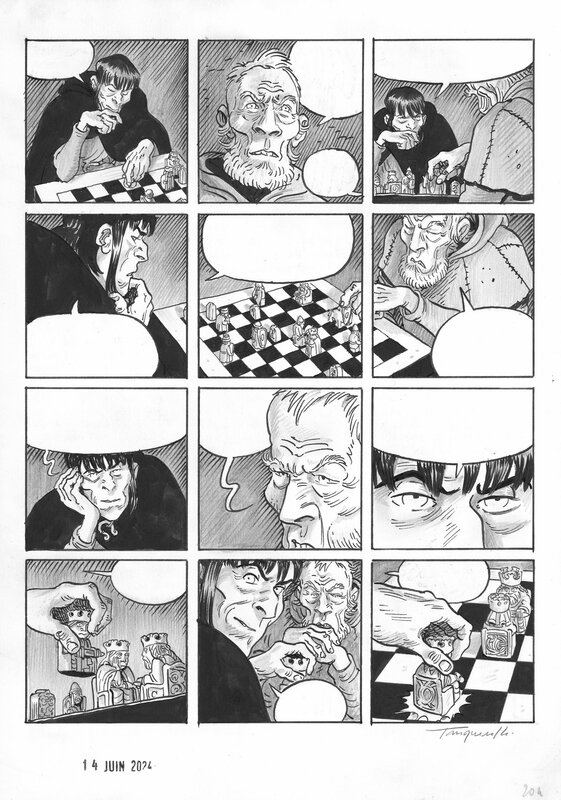 En vente - La terre verte par Hervé Tanquerelle - Planche originale