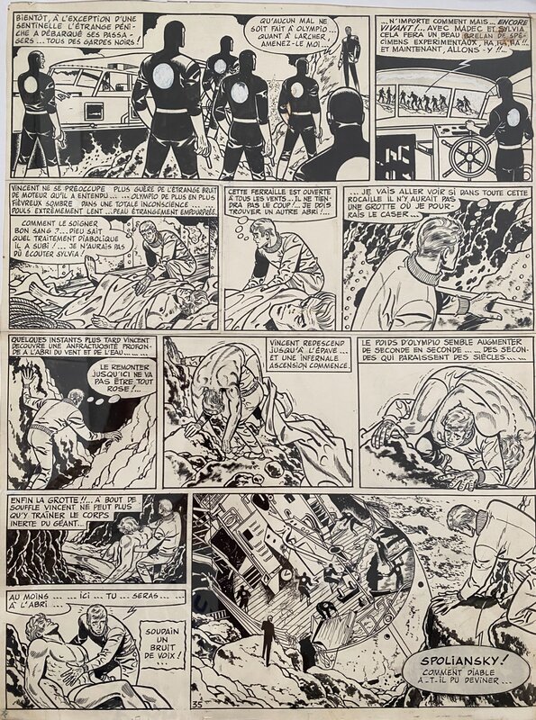 Olympic 2004 par Raymond Reding - Planche originale