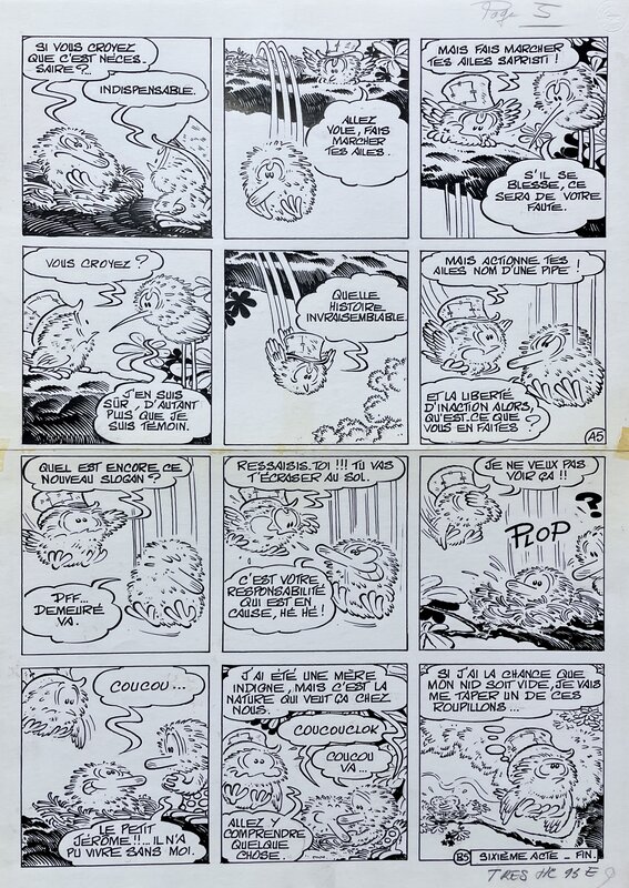 For sale - Dimitri, 1970 - Rififi le moineau turbulent : Sixième Acte - Comic Strip