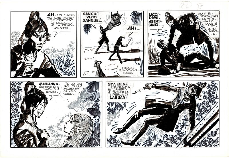 For sale - Hugo Pratt, Mino Milani, Sandokan - Le Tigre de Malaisie - Comic Strip