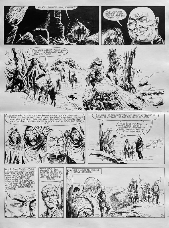 For sale - William Vance, Henri Vernes, 1972 - Bob Morane : Prisonnière de l'Ombre Jaune - Comic Strip
