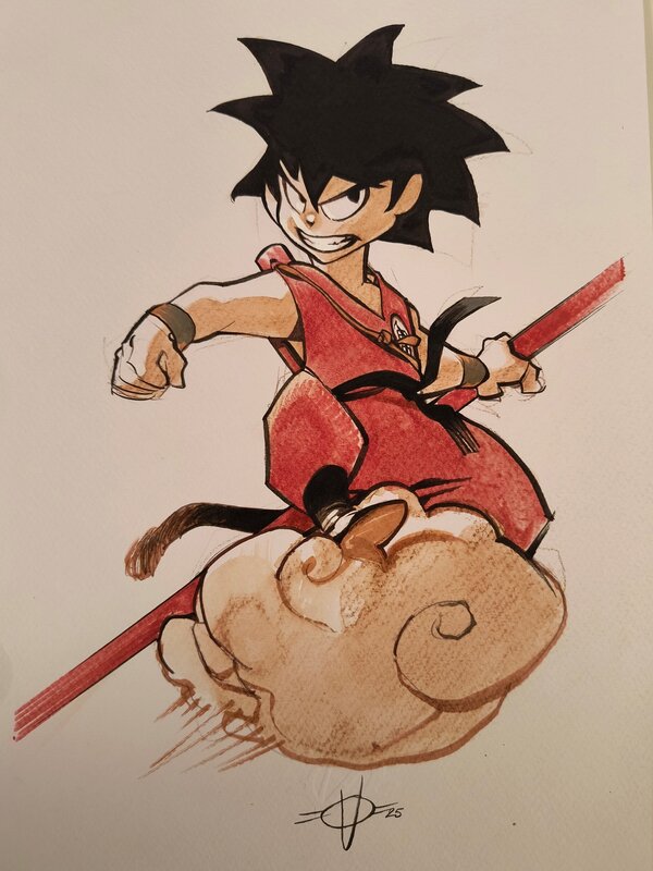 Olivier Vatine, Son Goku - Dragon Ball - Illustration originale