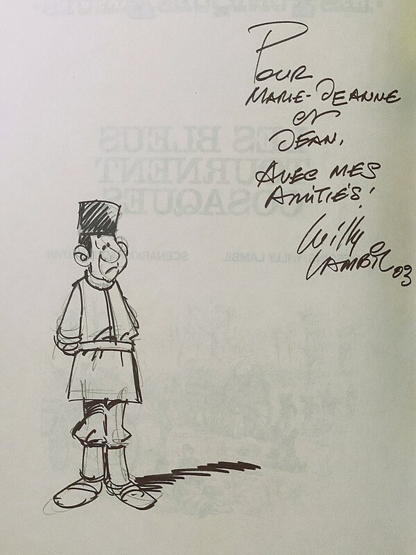 Tuniques Bleues by Willy Lambil - Sketch