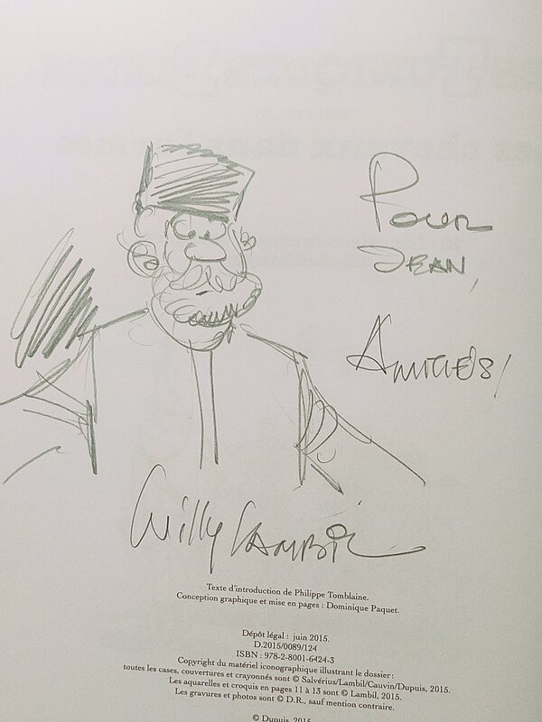 Tuniques Bleues by Willy Lambil - Sketch