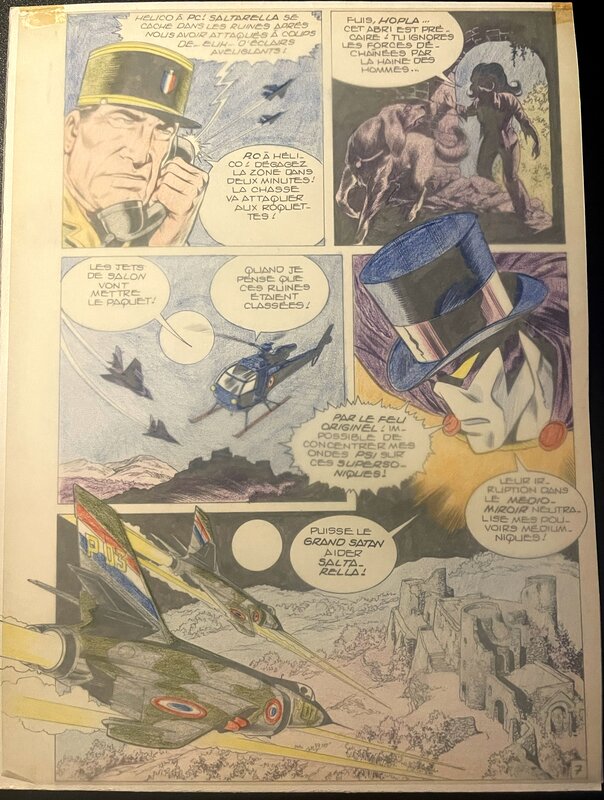 En vente - Mikros par Jean-Yves Mitton - Planche originale