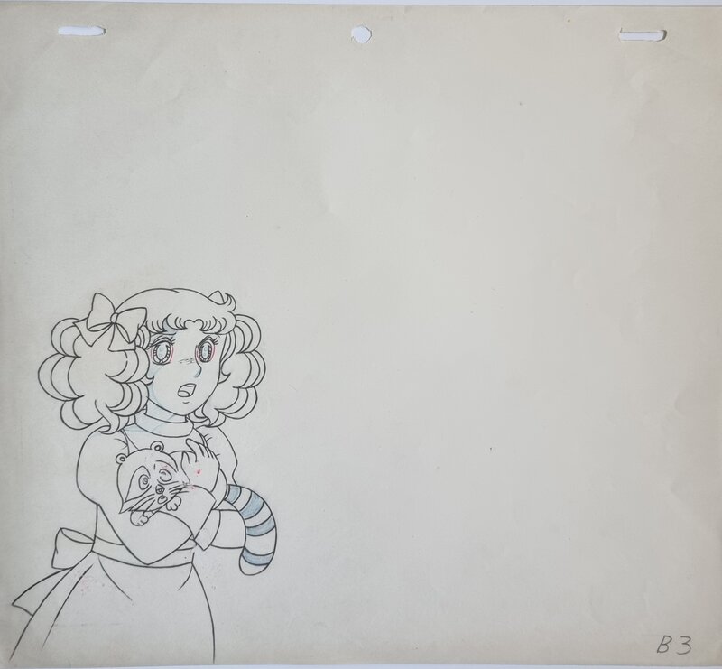 studio Toei Animation, Tetsuo Imasawa, Shigeru Mizuki, Yumiko Igarashi, Candy - crayonné de production - Original Illustration