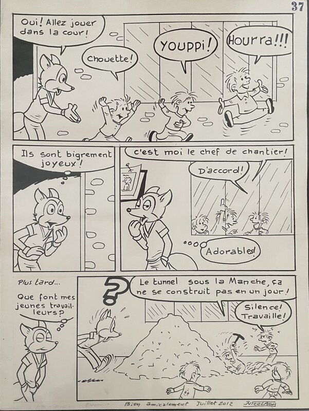 For sale - Placid et Muzot by Jacques Nicolaou - Comic Strip
