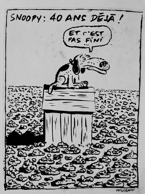 Snoopy... façon Vuillemin - Original Illustration