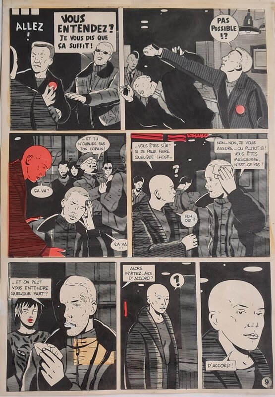 Wonder City par Chantal Montellier - Planche originale