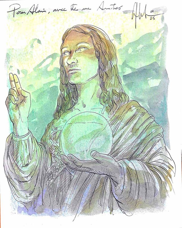 Salvator Mundi par Eric Liberge - Dédicace