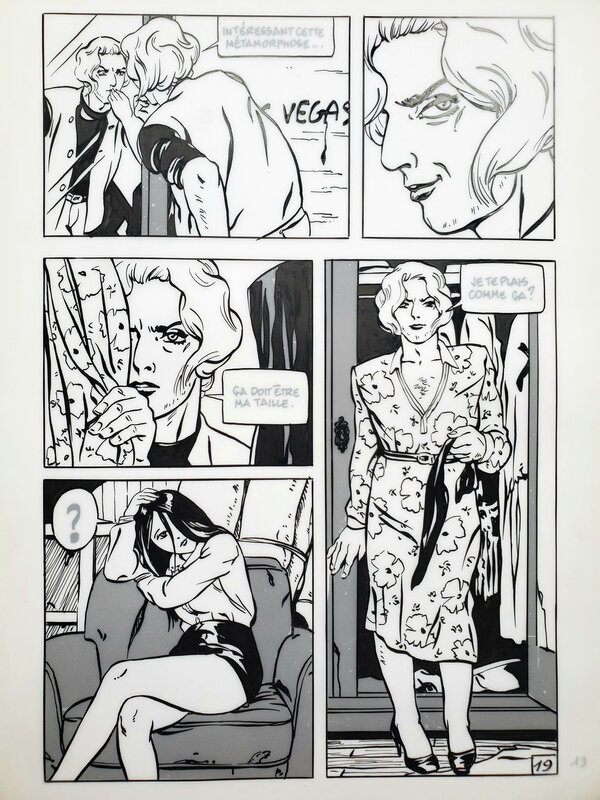 Carlotta par Alex Varenne - Planche originale