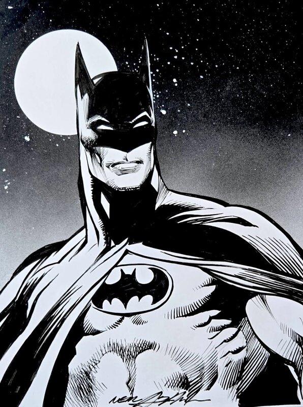 Batman par Neal Adams - Illustration originale