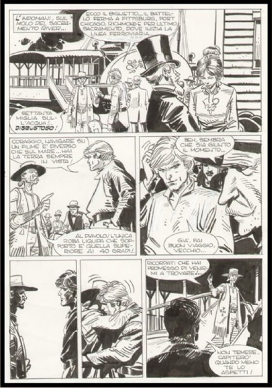 Ken PARKER par Giancarlo Alessandrini - Planche originale