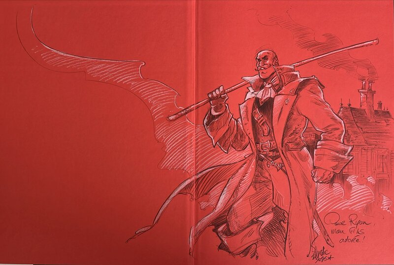 Jurdic ISTOLAINEN, Dédicace Jurdic - Le secret du Roi - Tome 1 - EO - Sketch