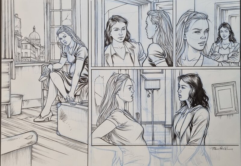 For sale - Thomas Du Caju, Planche originale (31) de Saboteuses T.4 - Comic Strip
